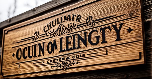 Enseigne bois personnalisée : style et durabilité au rendez-vous