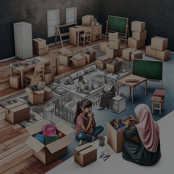 Comment préparer un déménagement en considérant les besoins d'un enfant en homeschooling ?