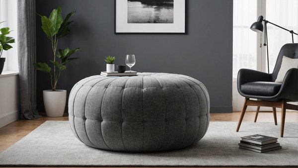 Le pouf salon: le choix parfait pour un intérieur moderne
