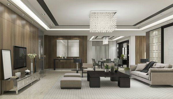 Le lustre pour salon moderne, un mélange harmonieux d'élégance et de fonctionnalité !